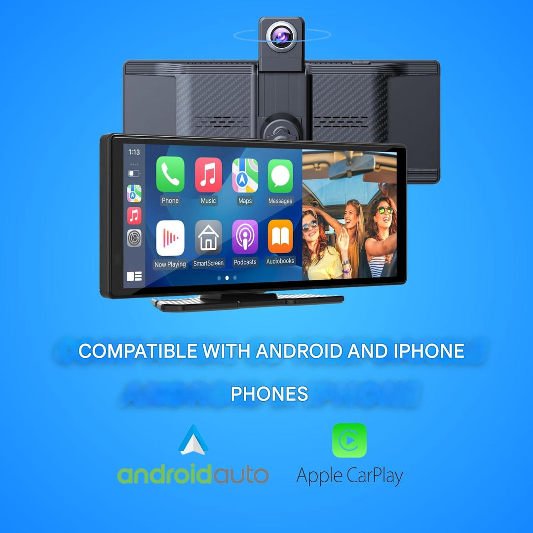 Auton Älynäyttö 26 cm Monitoimitoiminnolla Langaton CarPlay ja Android Auto 5