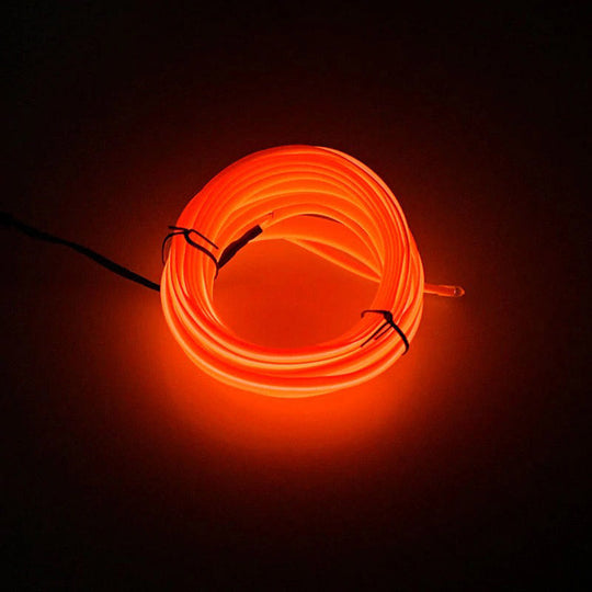 Auton Neonvalaistuspaketti USB-liitännällä Muokattavalla Valokaapelilla 14