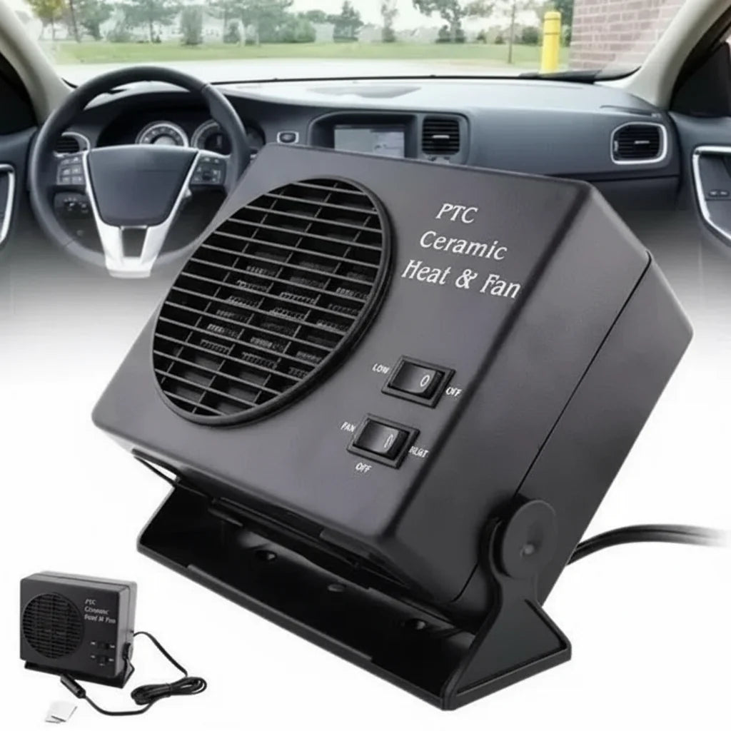 Autonlämmitin 12 V Keraaminen Kannettava Termostaatilla 4