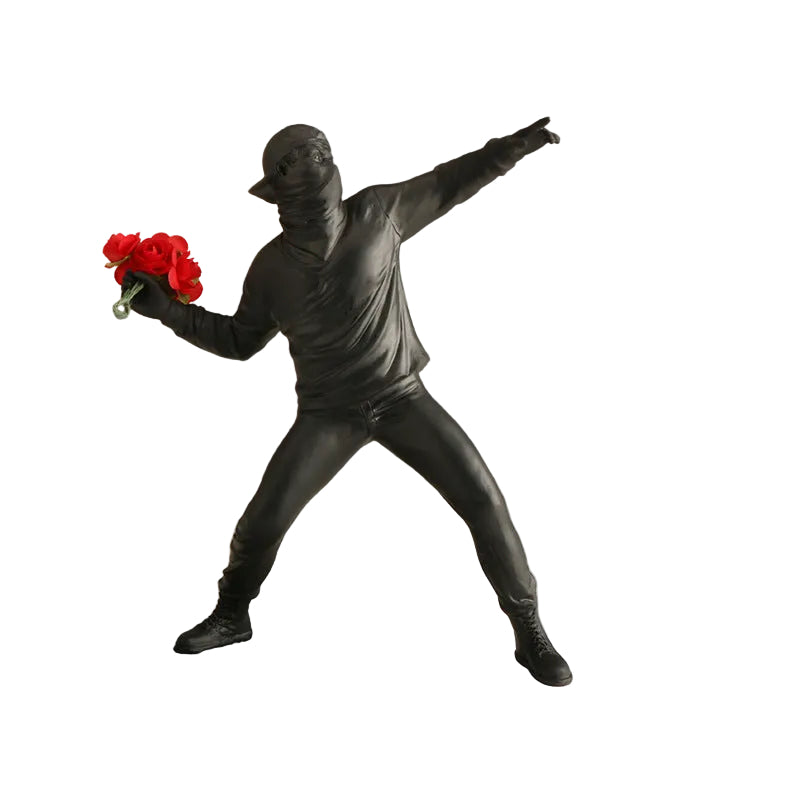 Banksy Flower Rioters Taideteos 0