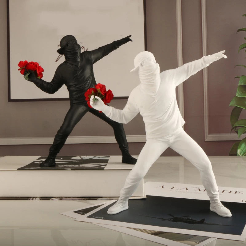 Banksy Flower Rioters Taideteos 1