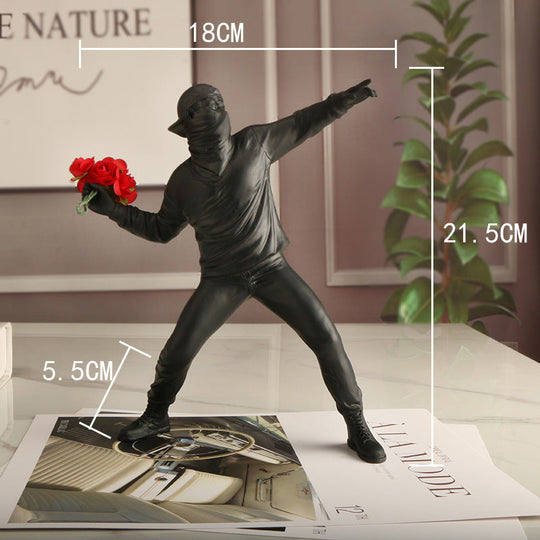 Banksy Flower Rioters Taideteos 2