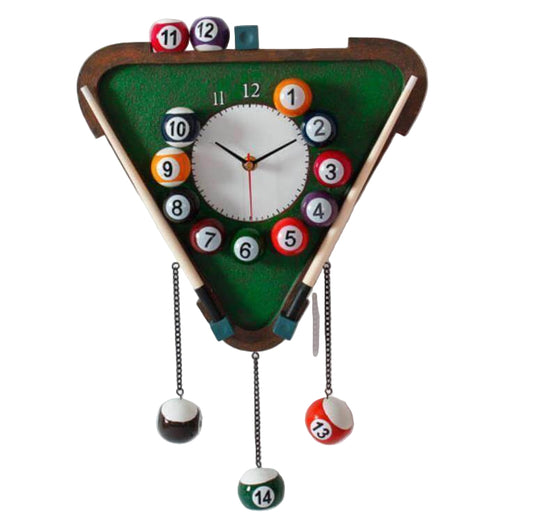 Biljardikello Seinälle Moderni 3D-Muotoilu 0