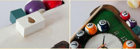 Biljardikello Seinälle Moderni 3D-Muotoilu 1