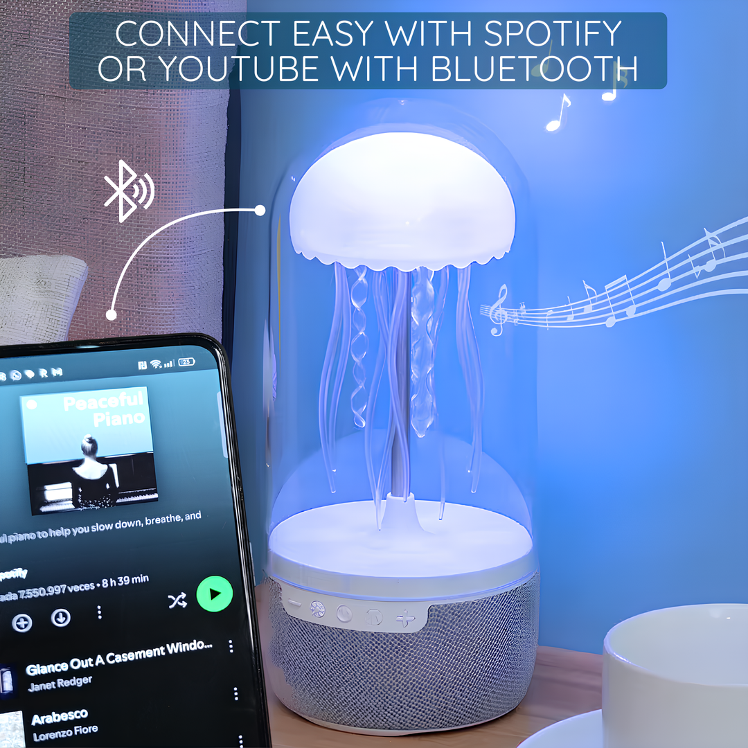 Bluetooth Kaiutin Jellyfish Neonvalot Visuaalinen Elämys 4