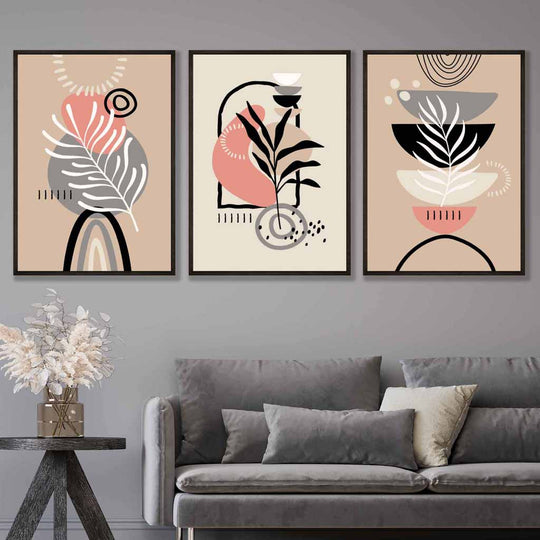 Bohemian Wall Art Set - Abstract Design 0