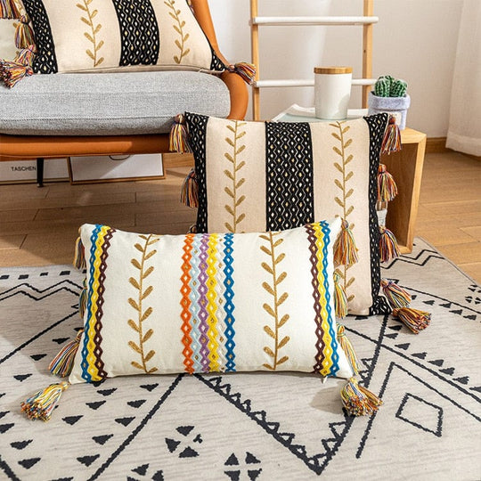 Boho-tyylinen Hapsutyynyliina Tyylillä 8