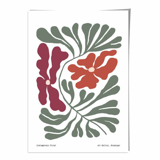 Boho-tyylinen Kukka Juliste 0