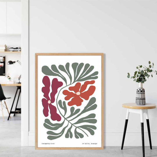 Boho-tyylinen Kukka Juliste 1