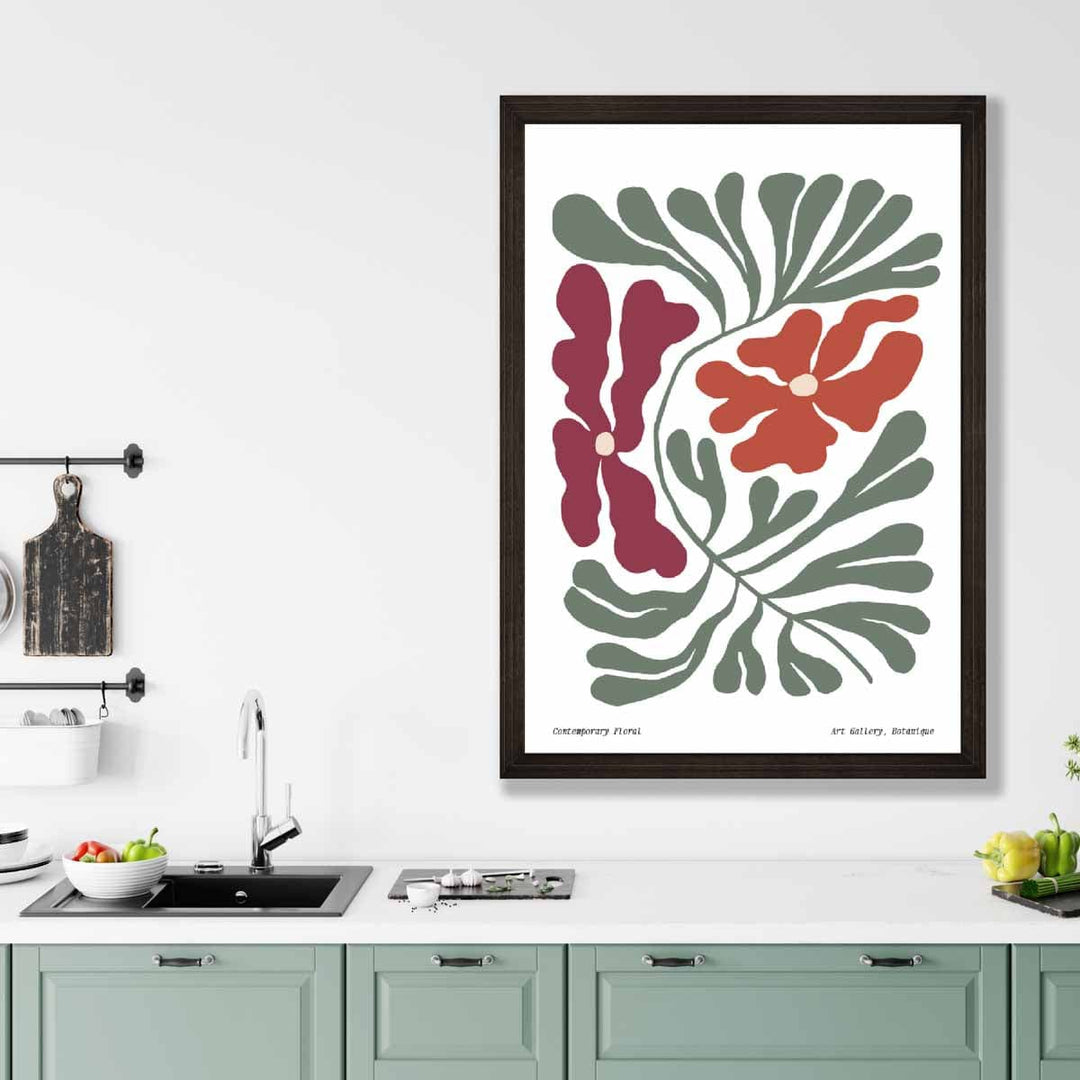 Boho-tyylinen Kukka Juliste 3