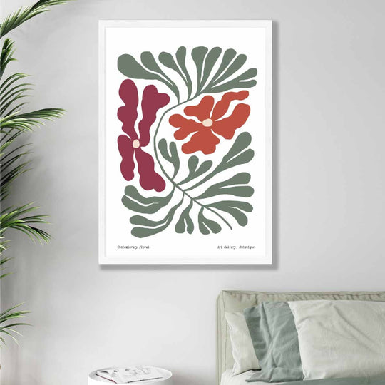 Boho-tyylinen Kukka Juliste 4