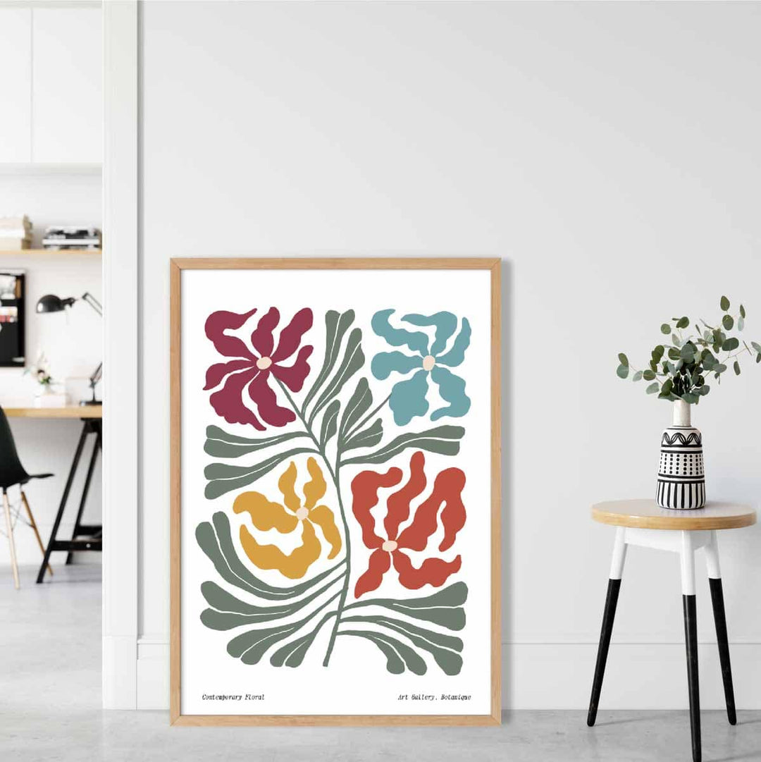 Boho-tyylinen Kukka Juliste Moderni 1