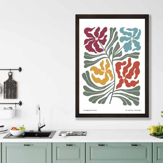 Boho-tyylinen Kukka Juliste Moderni 3