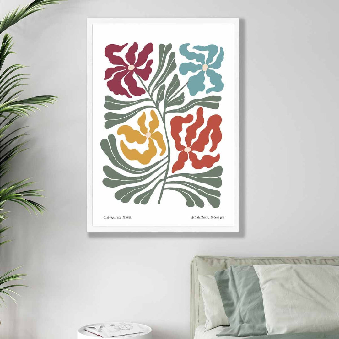 Boho-tyylinen Kukka Juliste Moderni 4