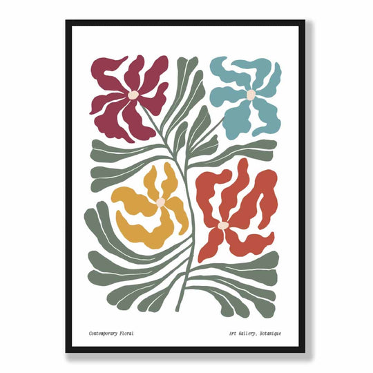 Boho-tyylinen Kukka Juliste Moderni 5