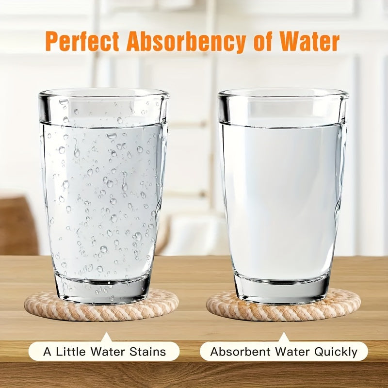 Boho-tyyliset Lasinaluset 8-osainen Setti 7