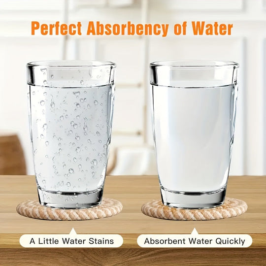 Boho-tyyliset Lasinaluset 8-osainen Setti 7