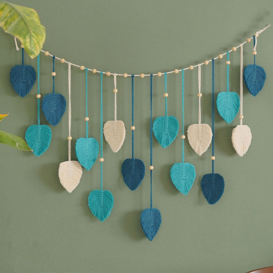 Boho Macrame Leaves Garland - Sisustuselementti 5