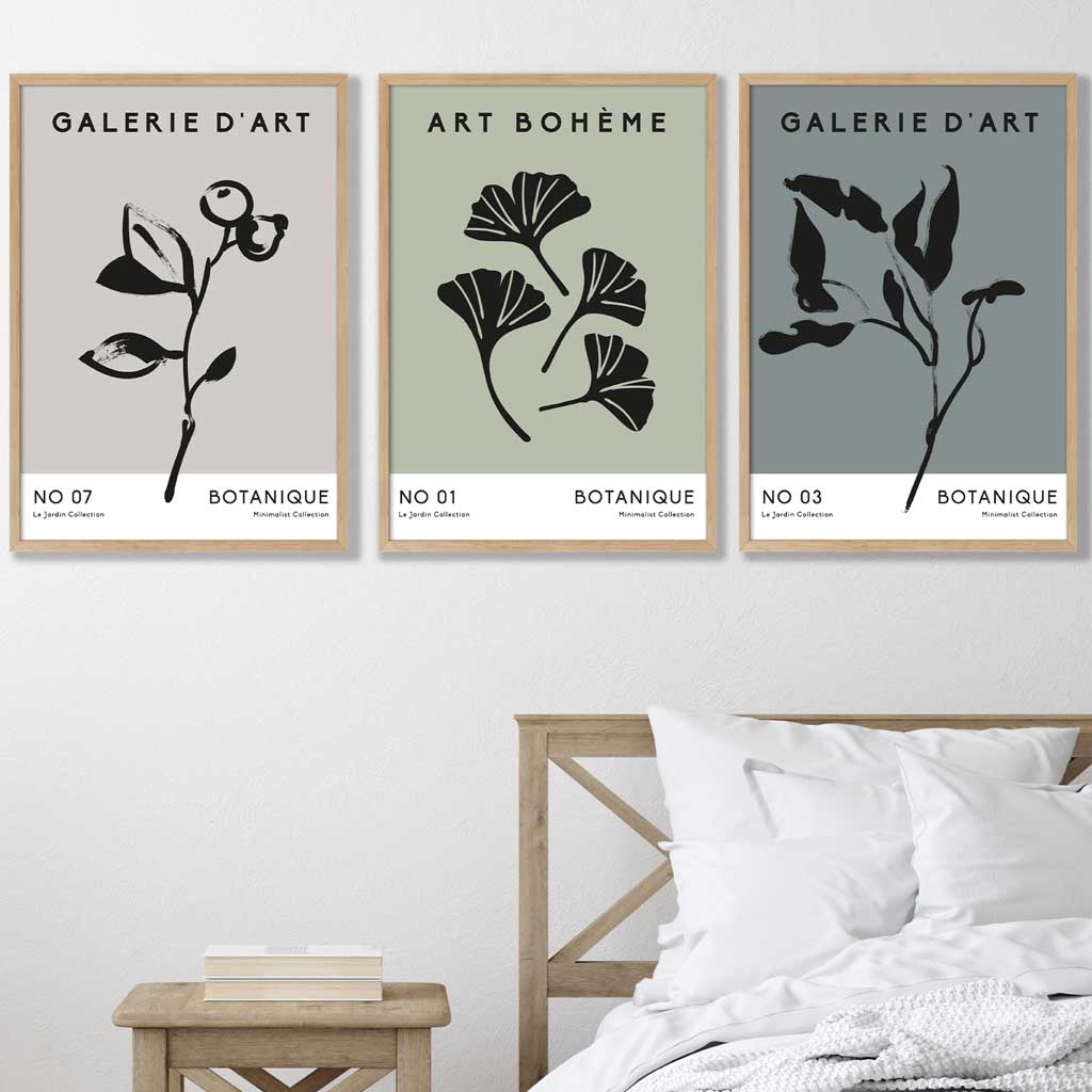 Boho Taidevedos Setti 3 Kpl Minimalistinen Sisustus 0