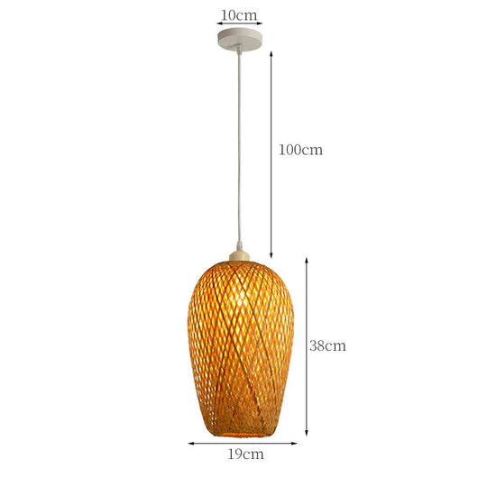 Boho Tyylinen Rotan Riippuvalaisin 10