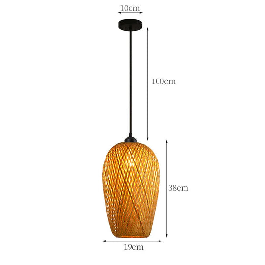 Boho Tyylinen Rotan Riippuvalaisin 11