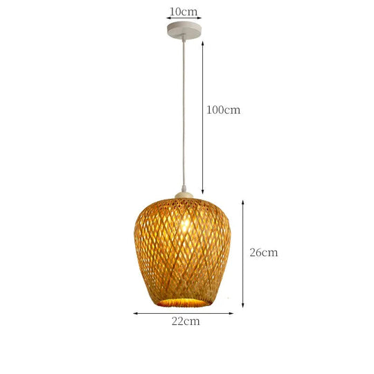 Boho Tyylinen Rotan Riippuvalaisin 12