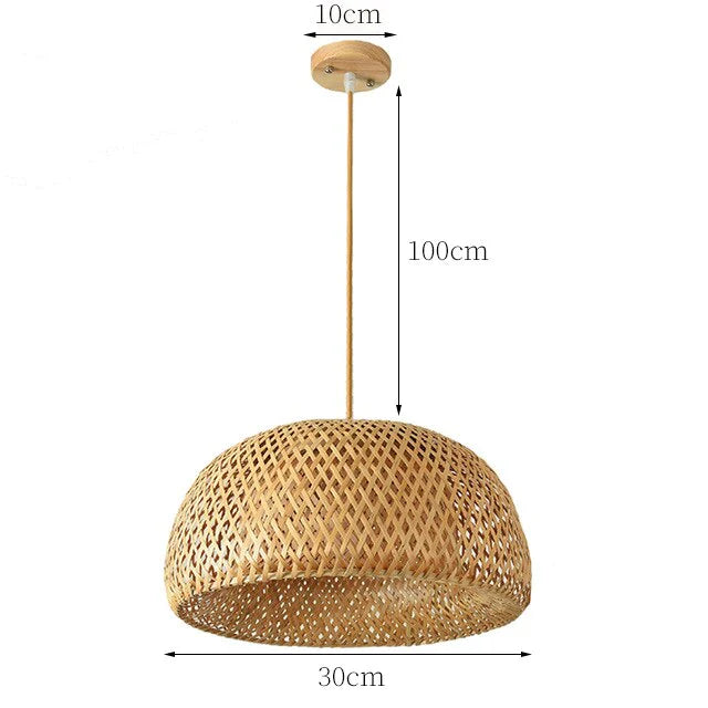 Boho Tyylinen Rotan Riippuvalaisin 13