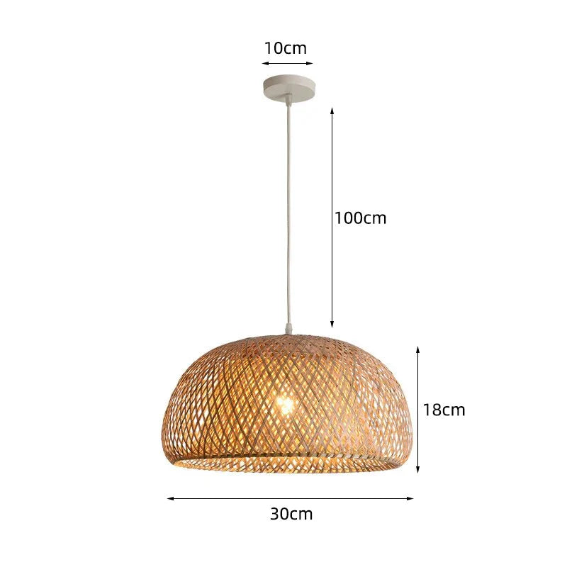 Boho Tyylinen Rotan Riippuvalaisin 14