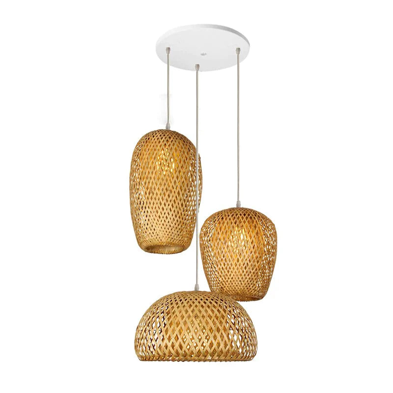 Boho Tyylinen Rotan Riippuvalaisin 18