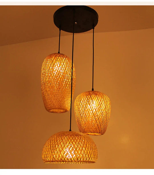 Boho Tyylinen Rotan Riippuvalaisin 2