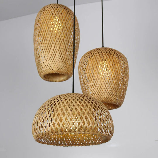 Boho Tyylinen Rotan Riippuvalaisin 3