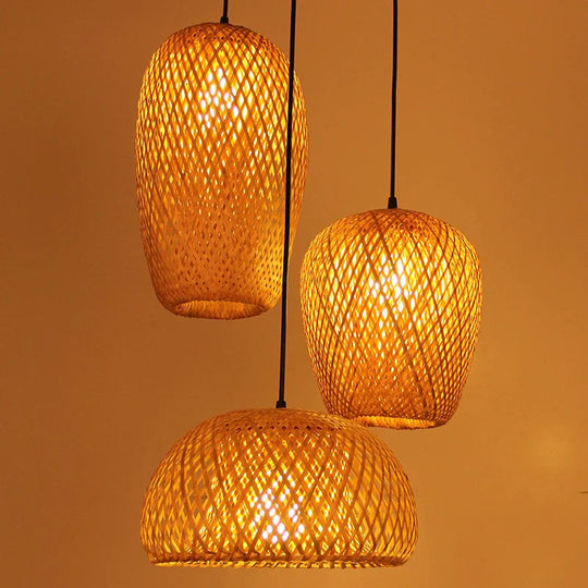 Boho Tyylinen Rotan Riippuvalaisin 5
