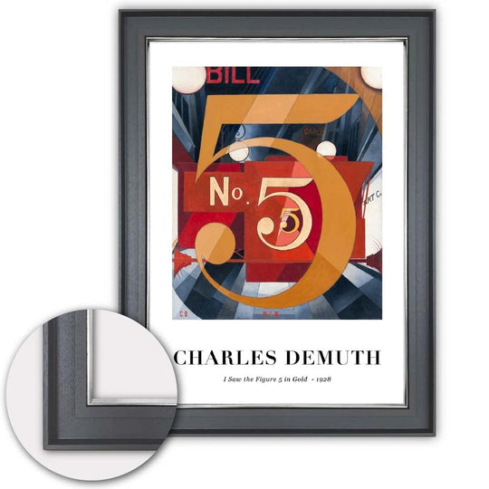 Charles Demuth Taideprintti Hahmon 5 - Moderni Sisustustyylinen Taideteos 5