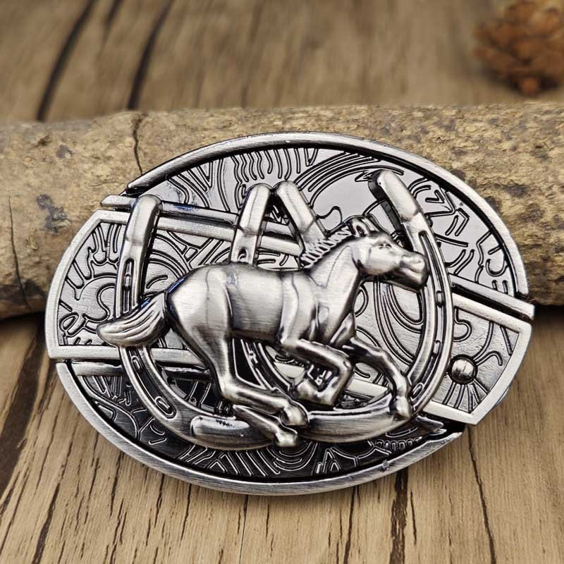Cowboys-vyön solki Metallinen Soikea 29