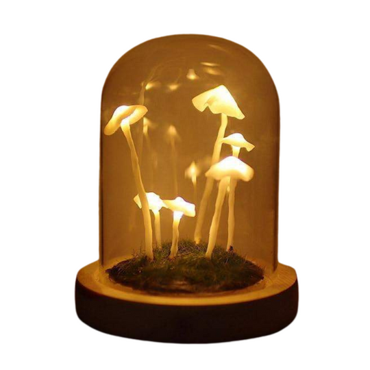 DIY LED Pöytälamppu Sieni Muotoilu Luovuus Valaistus