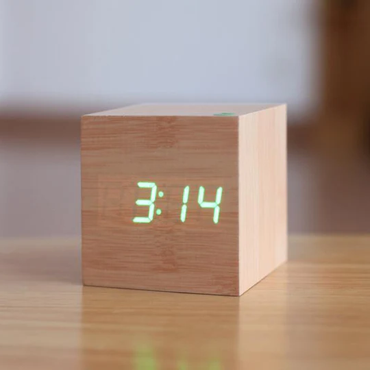 Digitaalinen Puukello Moderni Design 3