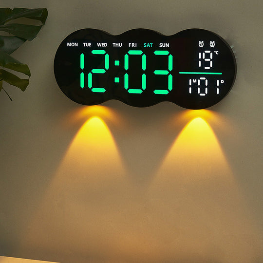 Digitaalinen monitoimiherätyskello modernilla designilla 1