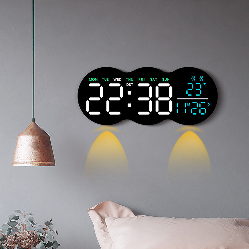 Digitaalinen monitoimiherätyskello modernilla designilla 2