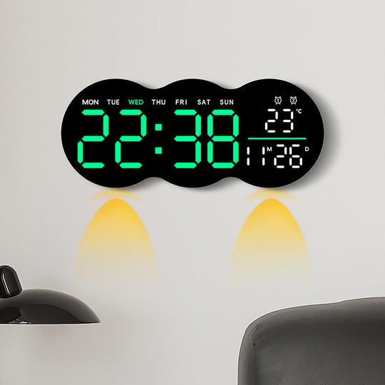 Digitaalinen monitoimiherätyskello modernilla designilla 3