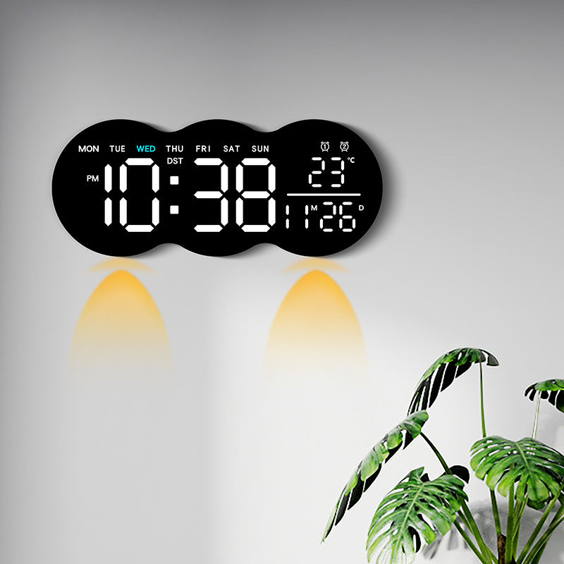 Digitaalinen monitoimiherätyskello modernilla designilla 4