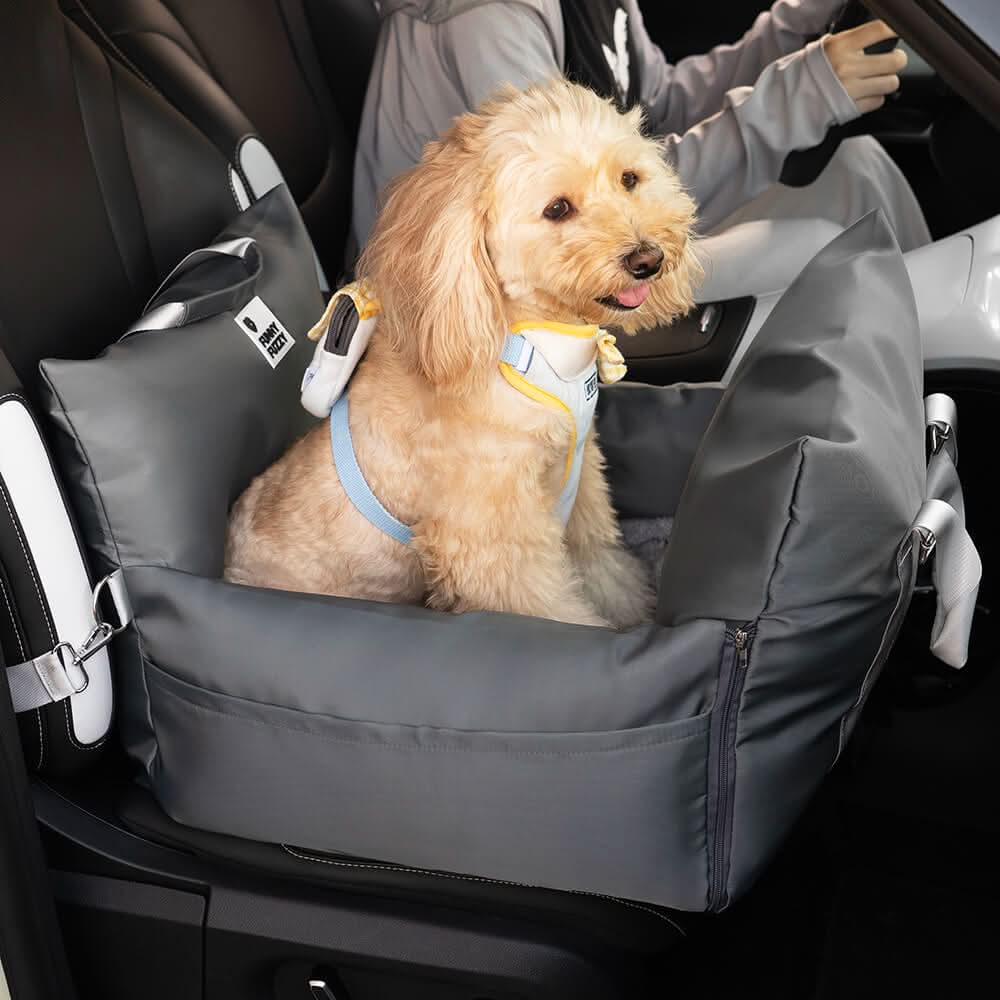 Dog Car Seat Bed with Safety Belt 13