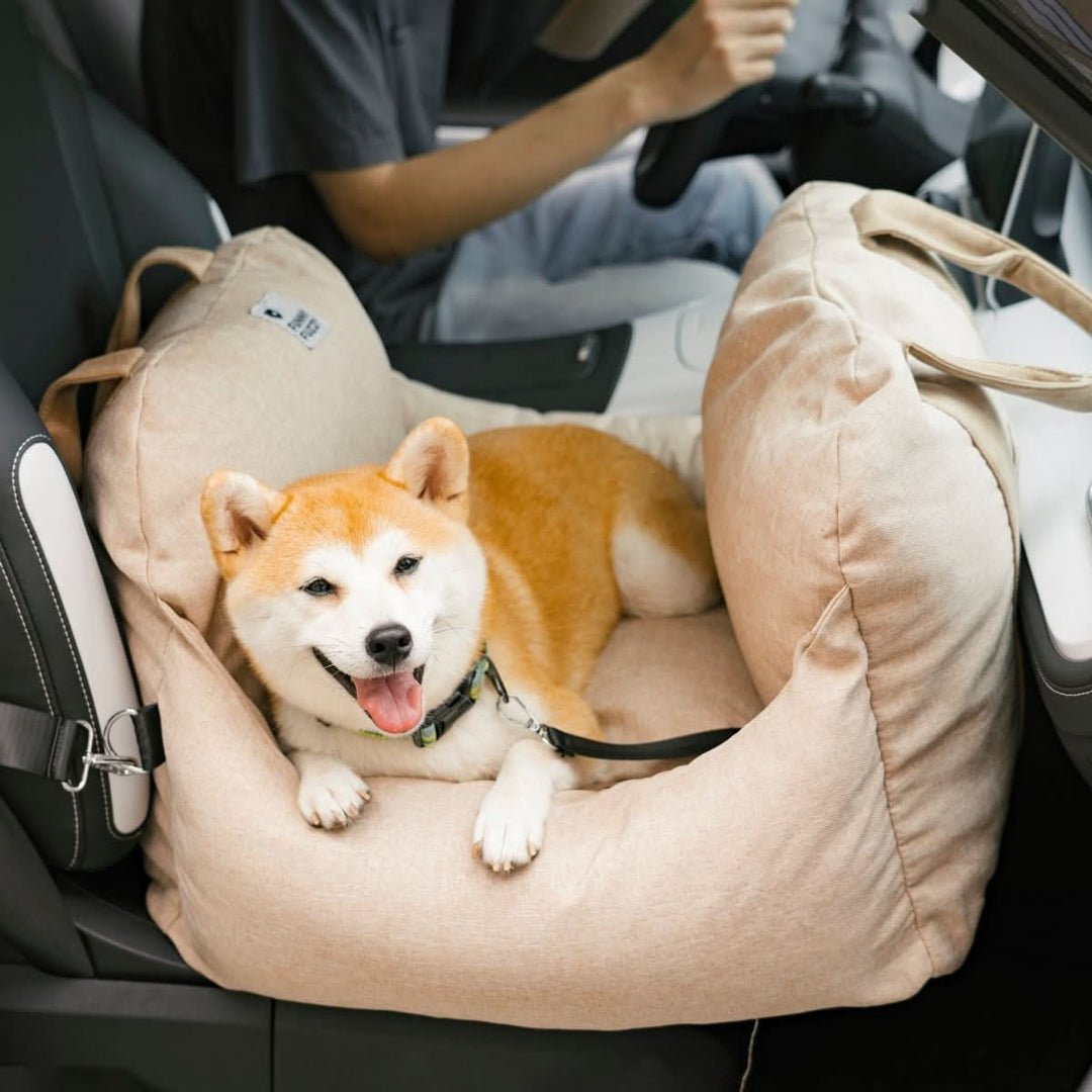 Dog Car Seat Bed with Safety Belt 22