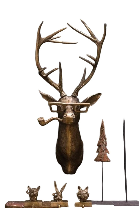 Eläimen Pään Seinäkohde Luovaan Sisustukseen 0