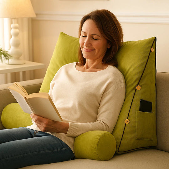 Ergonominen Kiilamainen Selkänojatyyny 1