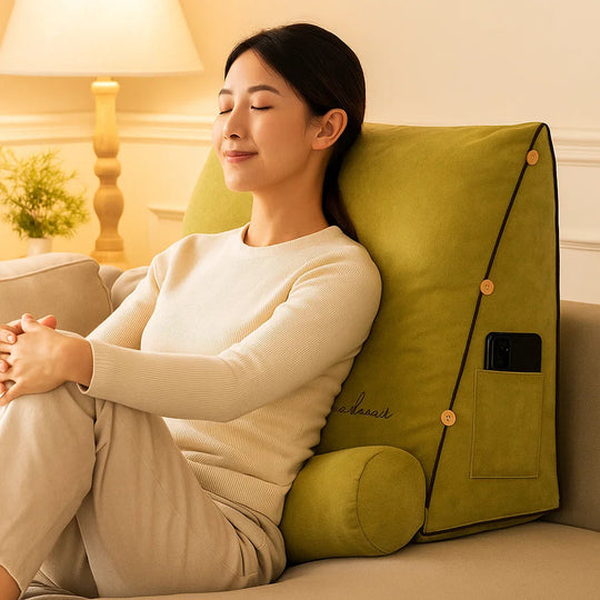 Ergonominen Kiilamainen Selkänojatyyny 2