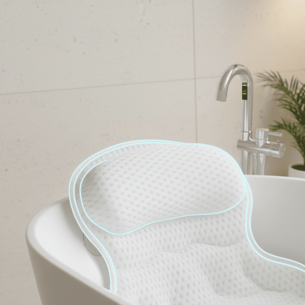 Ergonominen Kylpytyyny Niska- ja Selkätuella 1