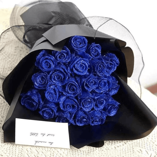 Eternal Bloom Rose Glitter Decoratiivinen Kukka 4