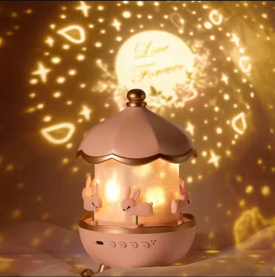 Galaxy Projektori Yövalaisin 360° Pyörivä Tähtitaivas 4