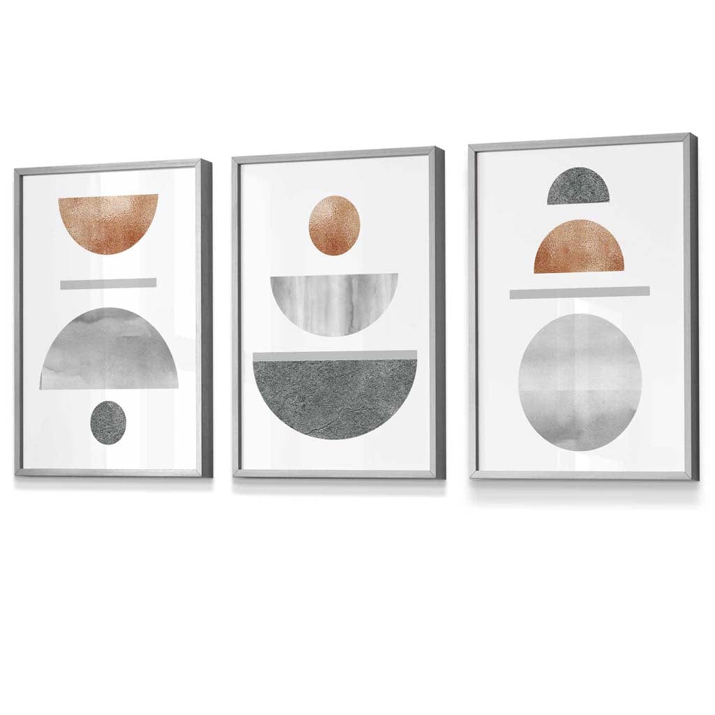 Geometric Art Set 3-Piece Abstract Design 5