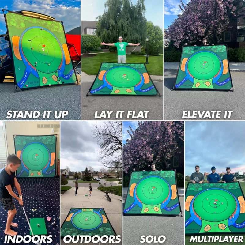 Golf Harjoitusareena Monitasoisille Pelaajille Sisäkäyttöön 6